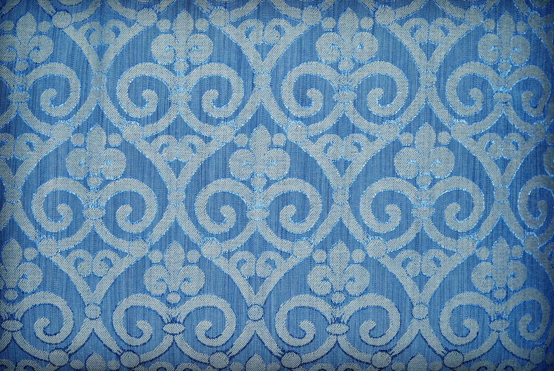 Blue vintage wallpaper background texture